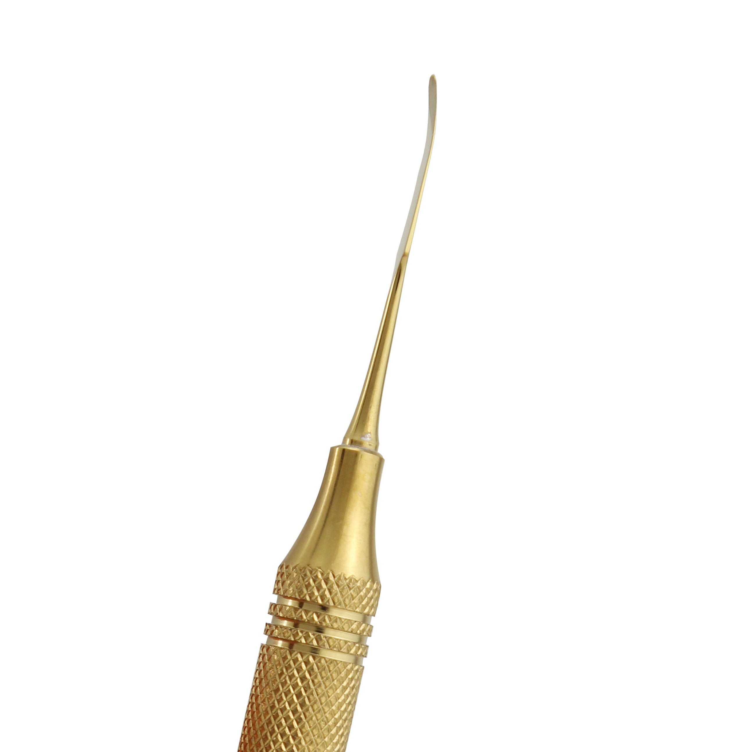 Composite Instrument With Spatula Taitanium Gold