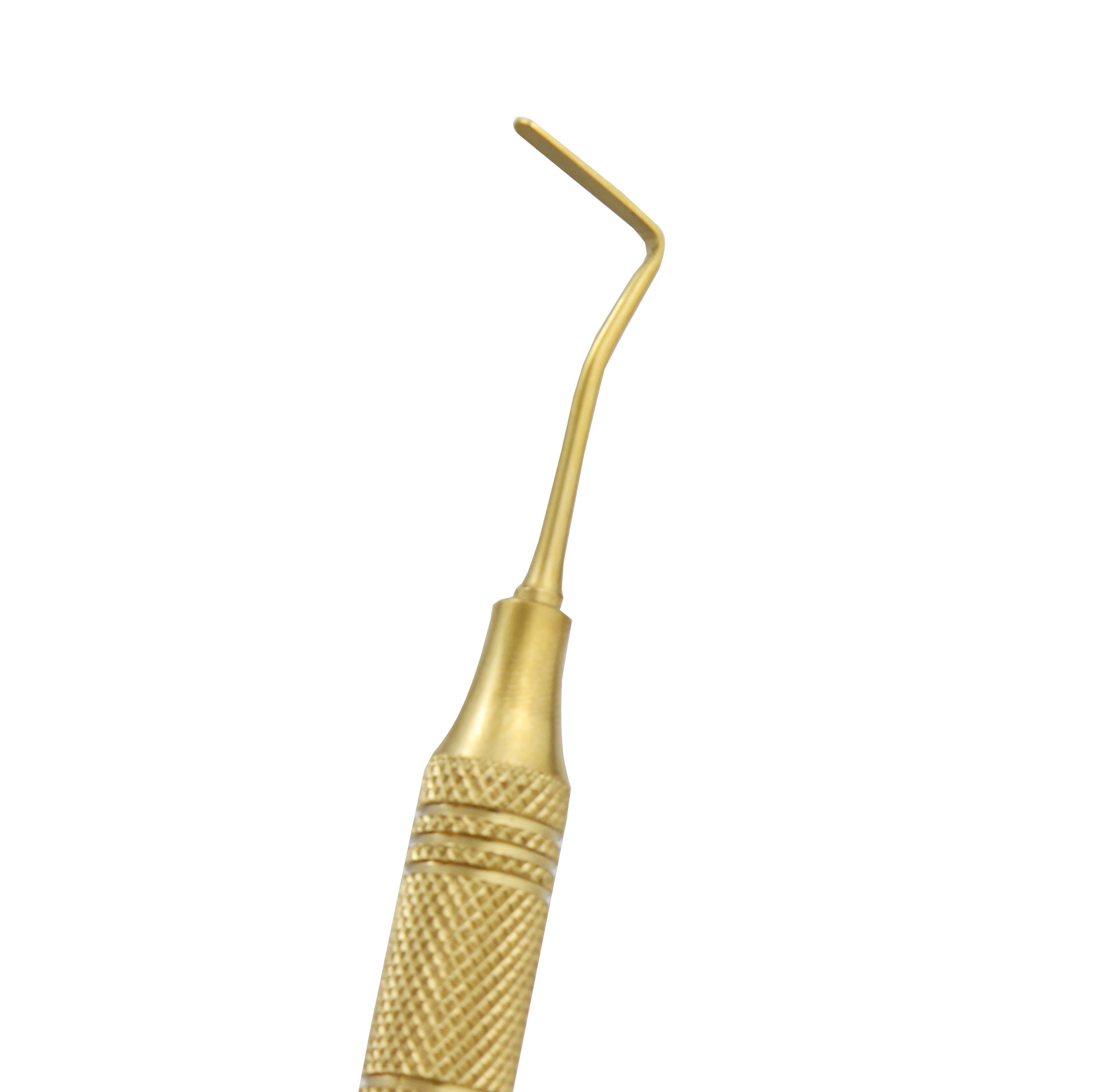 Composite Instrument With Spatula Taitanium Gold