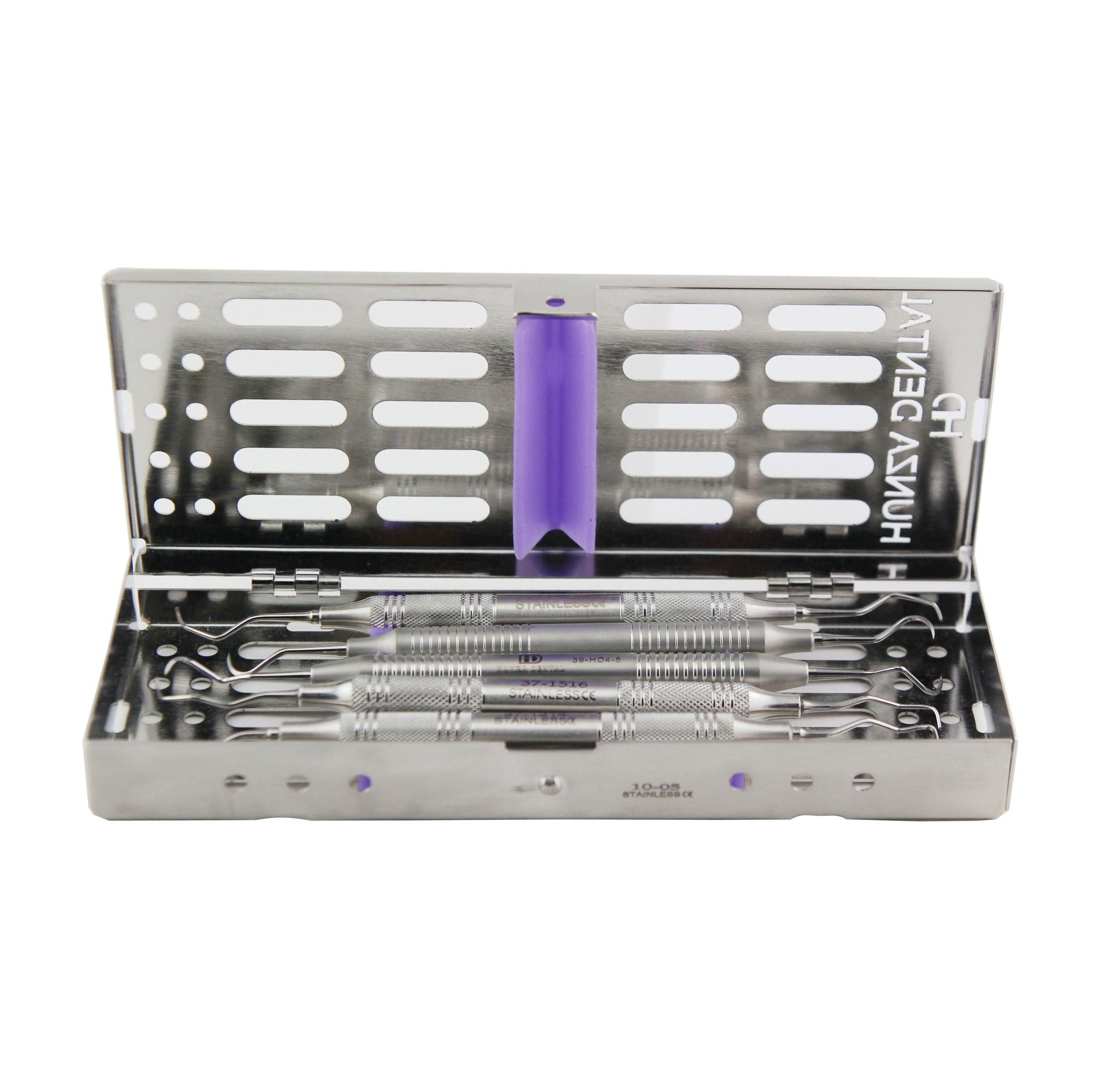 Set of Scalers and curettes for hygiene