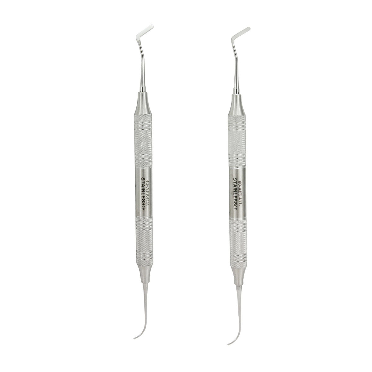 Set of Right and Left Composite Instruments with Burnisher