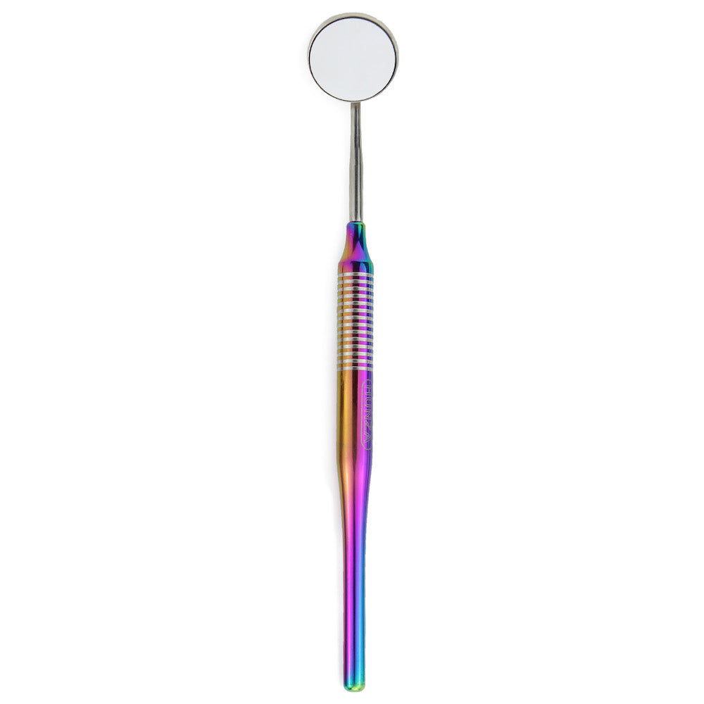 Mouth Mirror with Round Hollow Handle Titanium price in usa