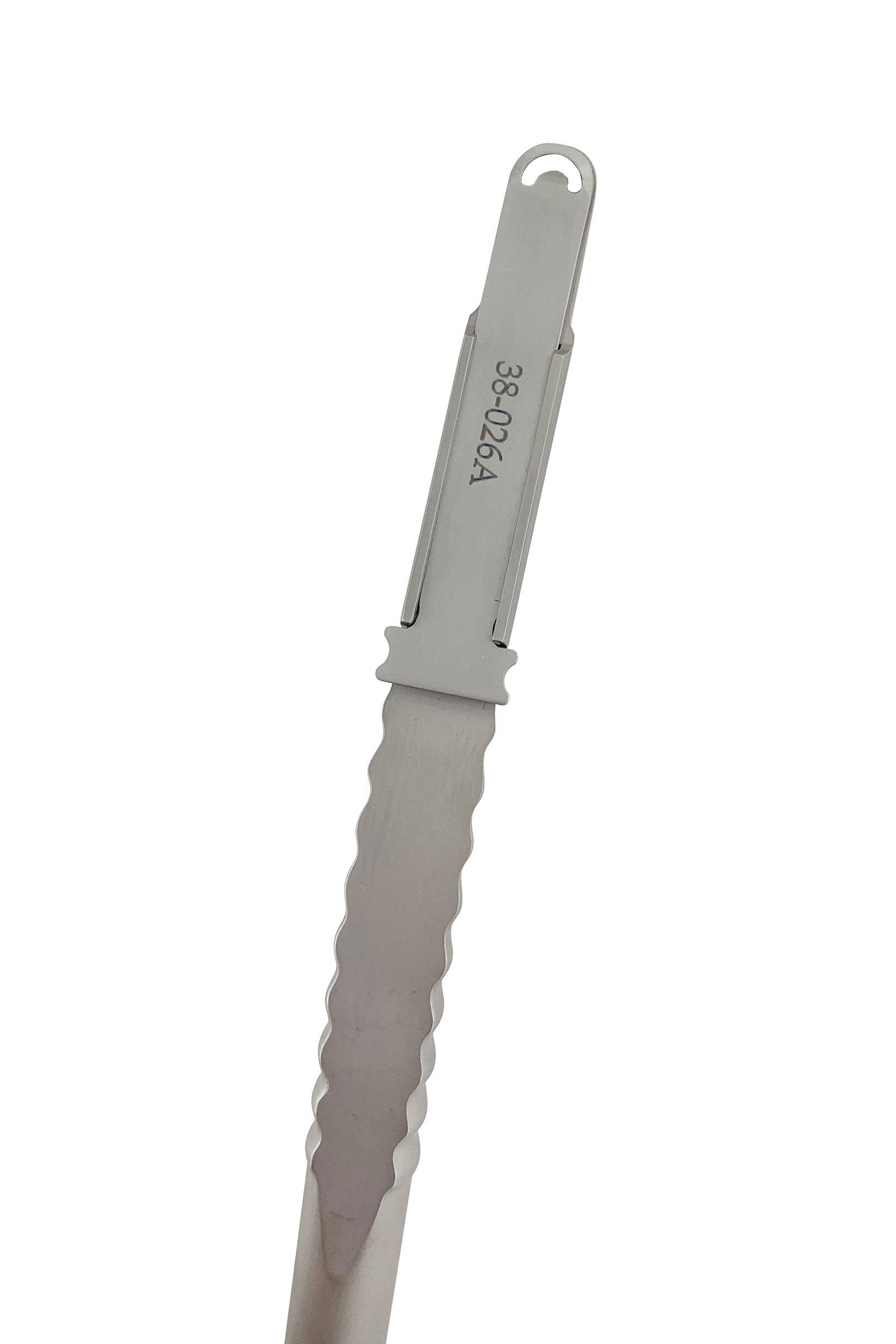 Bone Scraper Angled Stainless Steel