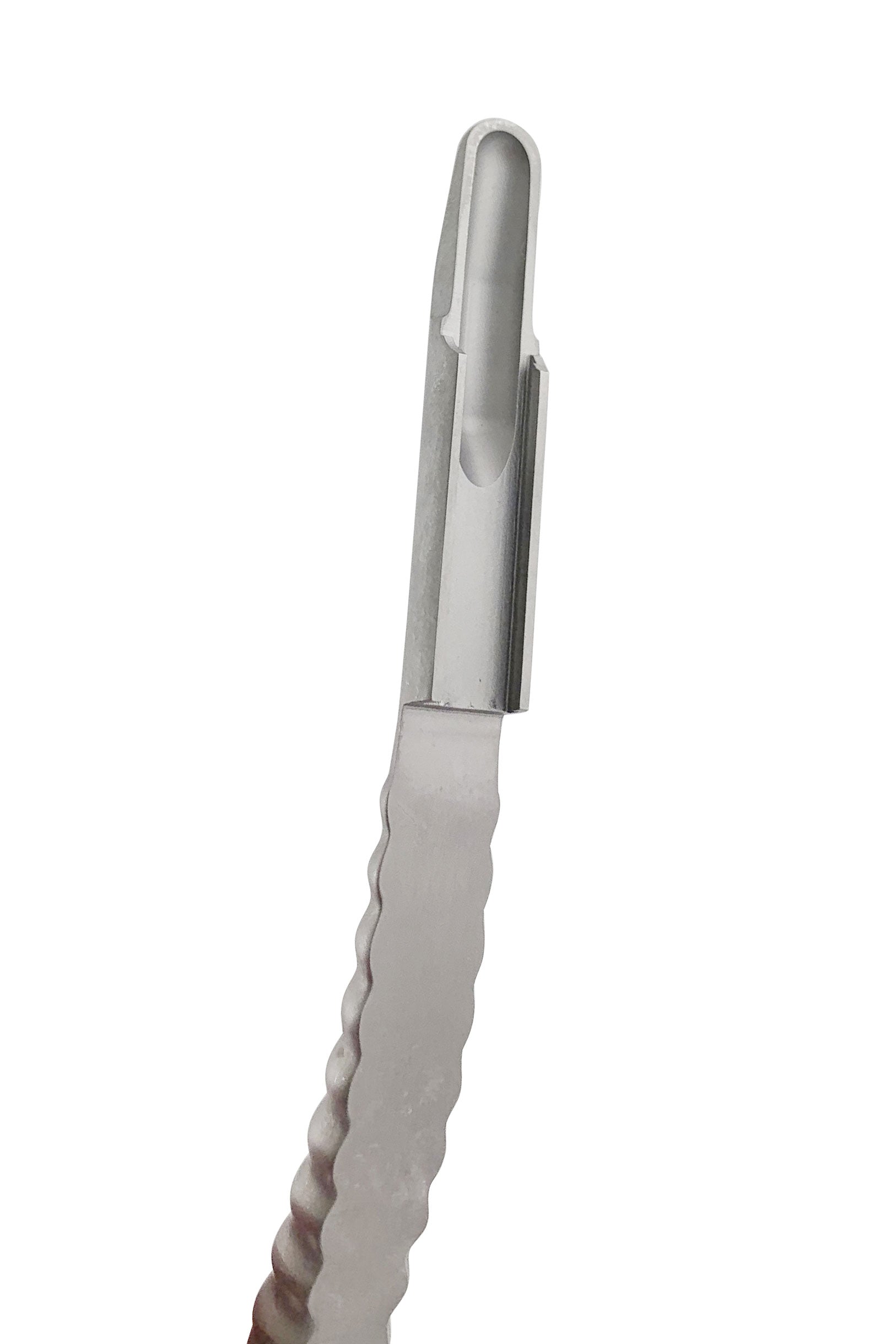 Bone Scraper Angled Stainless Steel