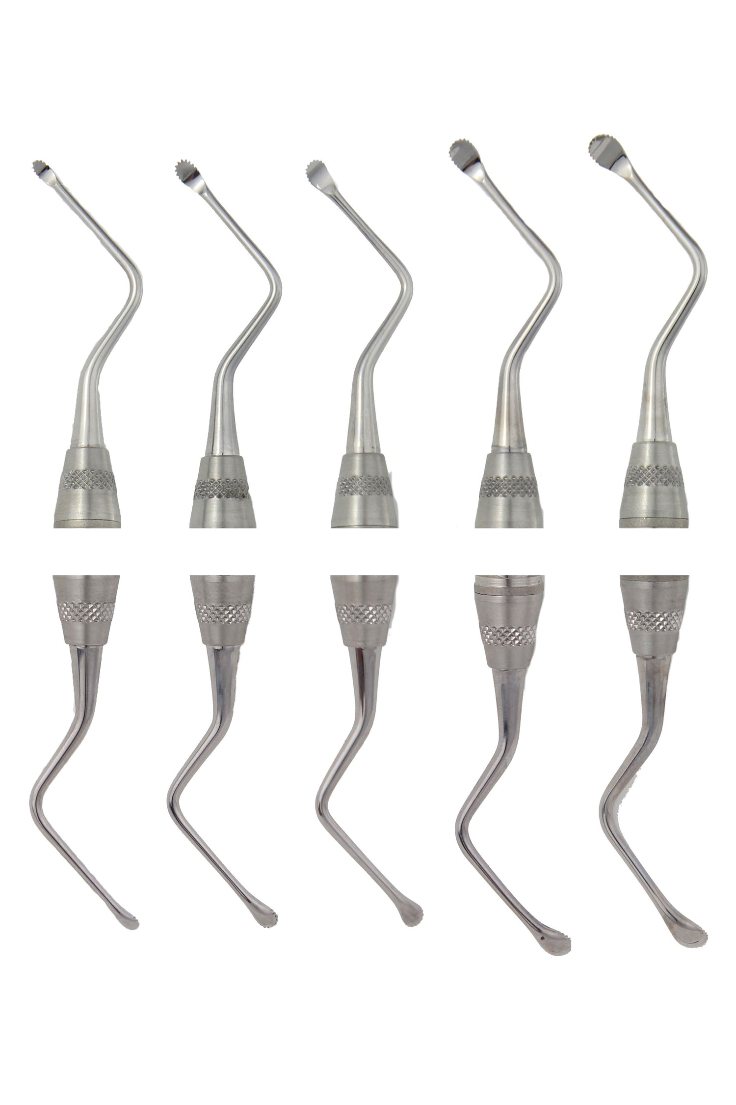 Lucas Bone Curette Serrated Set of Five