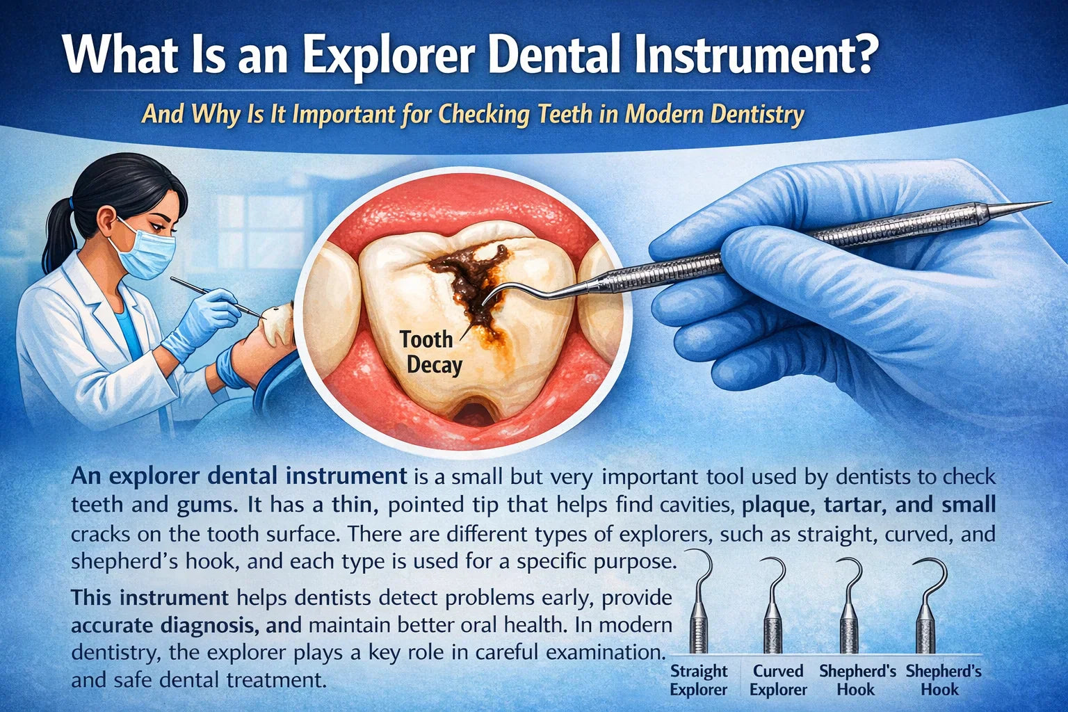 What Is an Explorer Dental Instrument