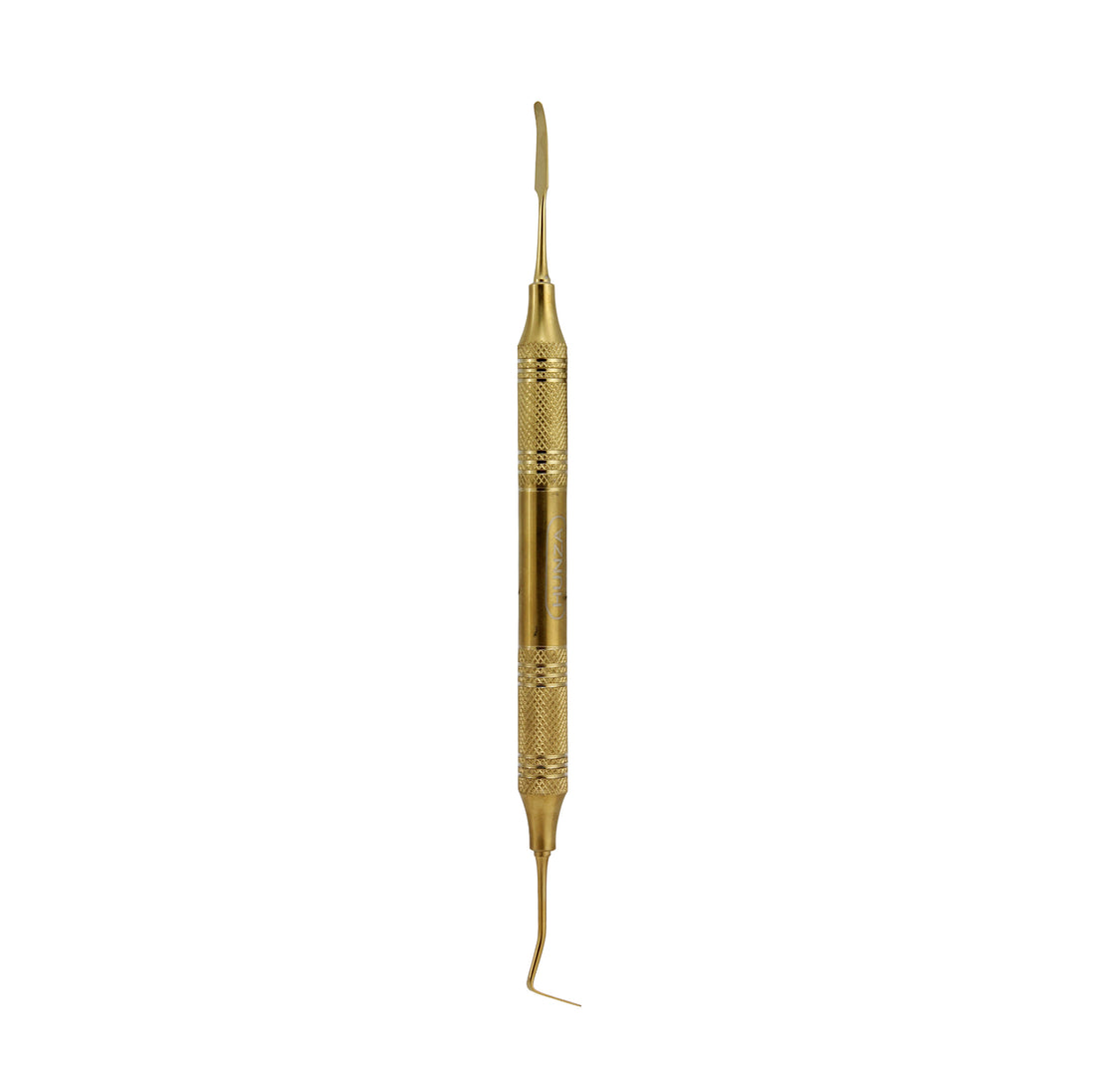 Composite Instrument With Spatula Taitanium Gold
