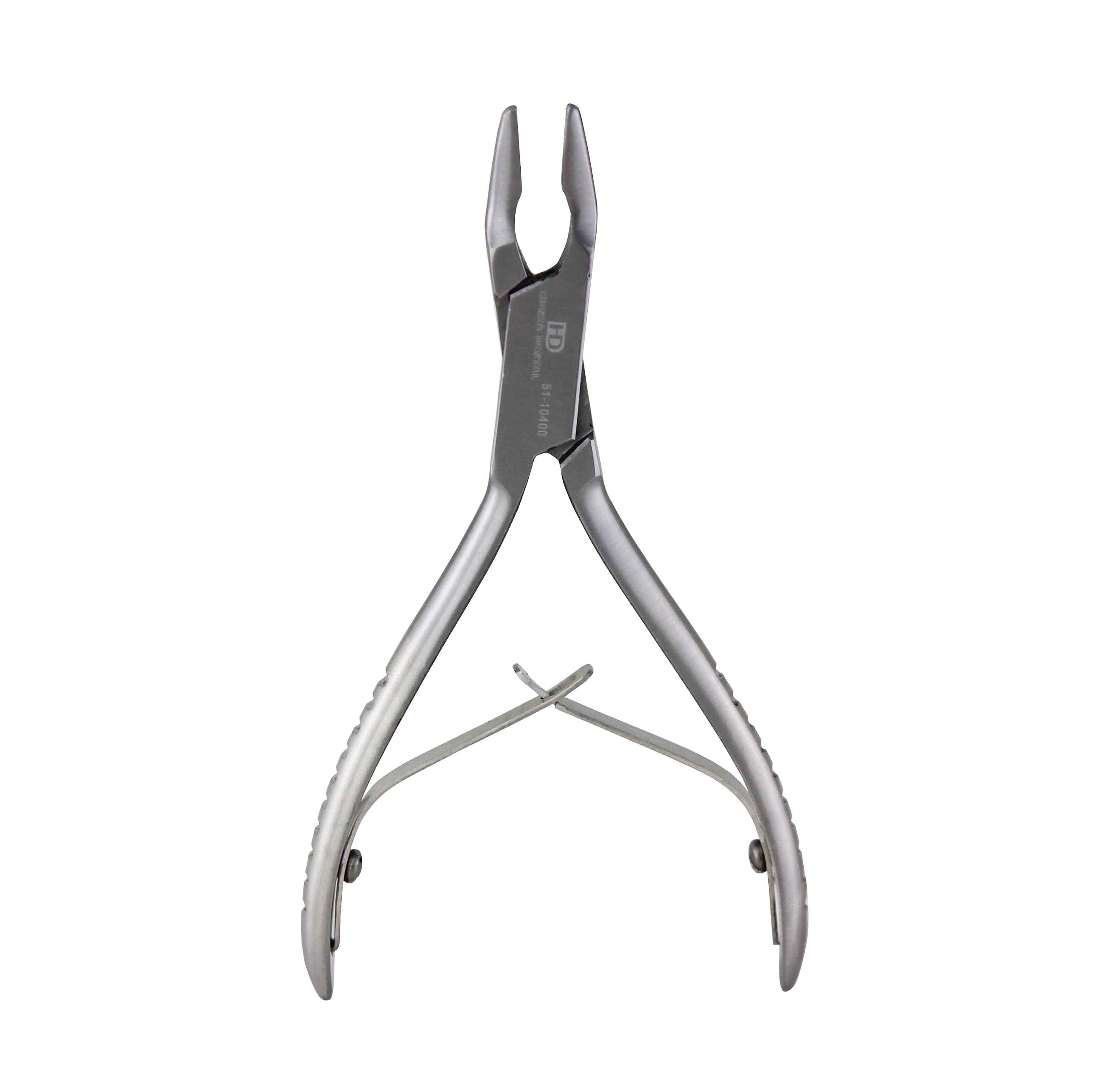 Metal nail clipper on a white background