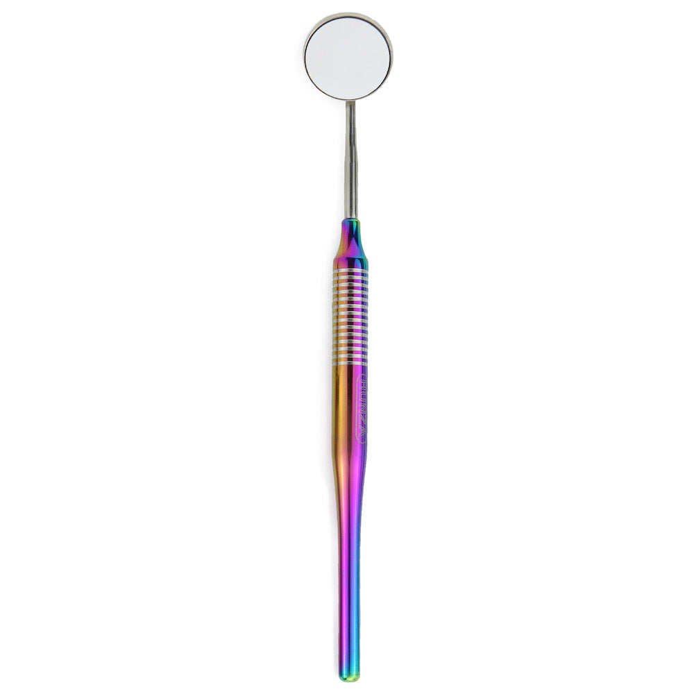 Mouth Mirror with Round Hollow Handle Titanium