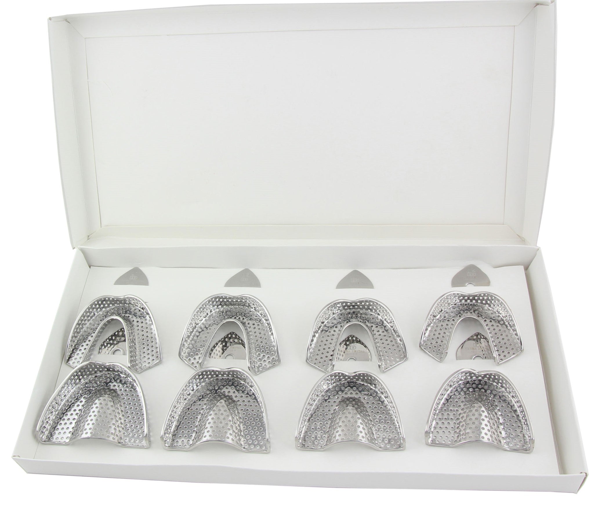 Perforated Impression Trays Set of 8