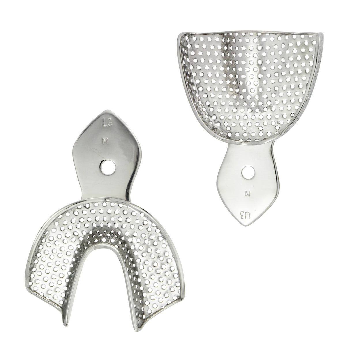 Set of Impression Trays Perforated Medium